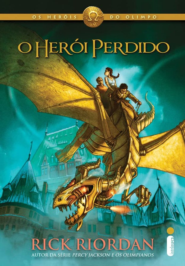 Capa de Os heróis do Olimpo