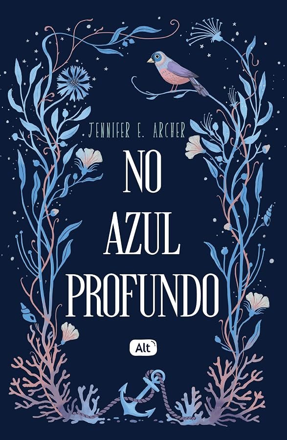 Capa de No azul profundo