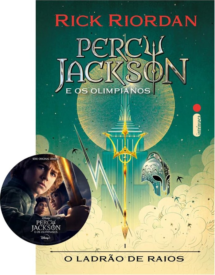 Capa de Percy Jackson e os olimpianos