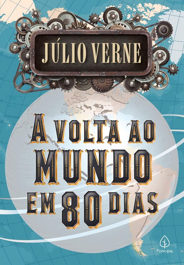 Capa de A volta ao mundo em 80 dias